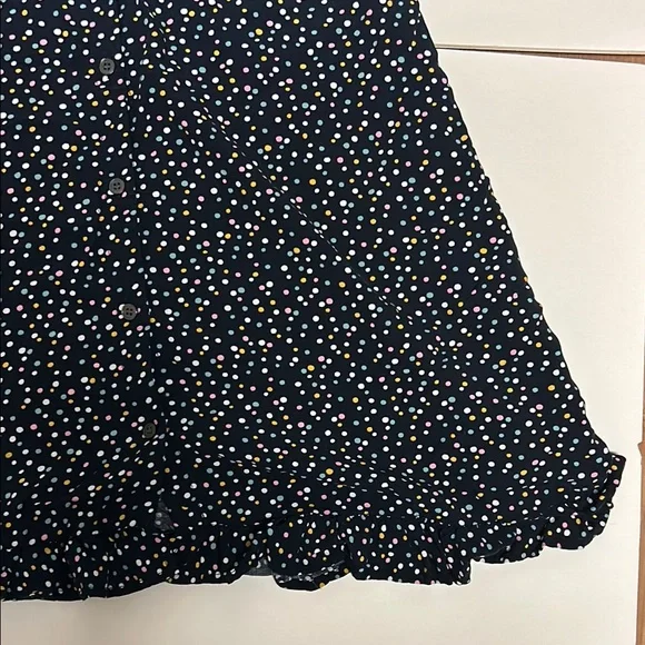 LOFT Multicolor Polka Dot V-Neck Dress - Picture 2 of 3